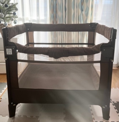 決まりました！！ココネルエアープラス ベビーベッド リッチブラウン Aprica