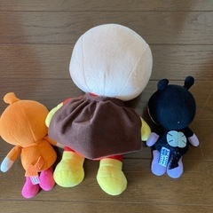 アンパンマン達のぬいぐるみの画像