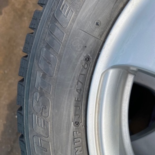 冬タイヤ、アルミホイール付き、155/65R13