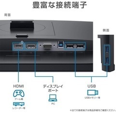23インチモニター　DELL の画像