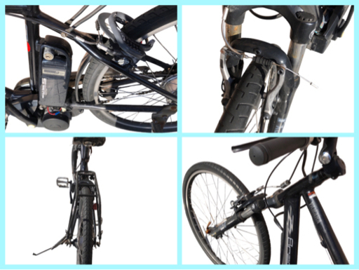 ヤマハブレイス　電動自転車　カッコイイ、ブラック、スポーティ！