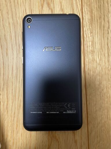 【ほぼ未使用値段相談可】zenfone live１６G (SDで最大１２８G)5型120gSIMフリー