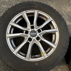 値下げします！MAZDAビアンテ用　アルミホイール　スタッドレスタイヤ　アクセラ　プレマシー　マツダ　205/60R16の画像