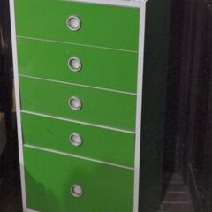 【格安】昭和レトロ レトロポップ 5段チェスト 収納BOX 棚 ...