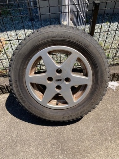 ブリヂストンブリザックBRIDGESTONE BLIZZAK MZ-03 195/65R14 ドイツ製ATSアルミホイールスタッドレス