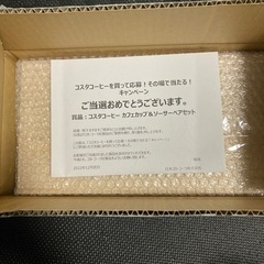 コスタコーヒー　カフェカップ&ソーサーペアセット　おまけ付きの画像