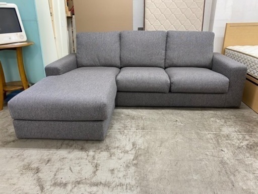 【愛品館 江戸川店】NITORI（ニトリ） ファブリックカウチソファ ID：156-018896-007