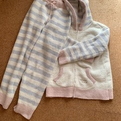 ジェラートピケ　セットアップ　ピンクブルーボーダー