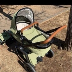 JOOLZ ベビーカー EARTH EDITION カスタムグリーン コット付の画像