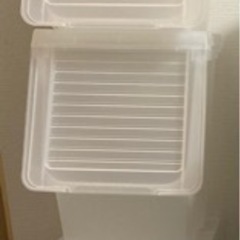 ニトリ　蓋付きポリプロピレンボックスS×2 L×2