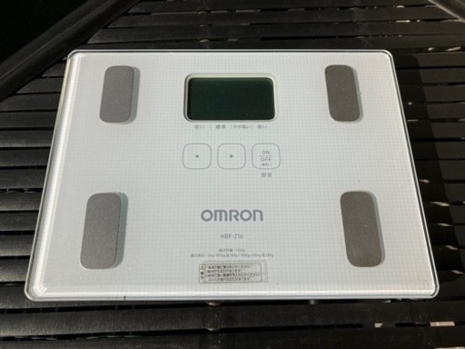 価格相談可能★期間限定オムロン 体重体組成計 HBF-216 W(PK・B)ホワイト(ピンク・ブルー)