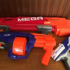 値下げ！ナーフガン３つセット　MEGA