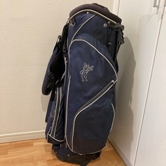 キャディーバック　アシュワース　中古　紺