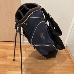 キャディーバック　アシュワース　中古　紺の画像