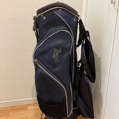 キャディーバック　アシュワース　中古　紺の画像