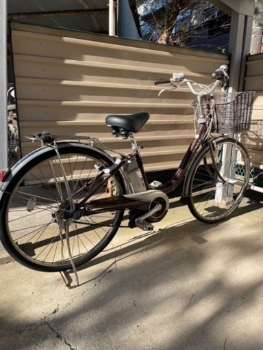 【お話し中です。整備済】3速ギア付26インチYAMAHA PAS 電動自転車　茶系