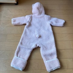 可愛いウサギのジャンプスーツ★暖かカバーオール80センチの画像
