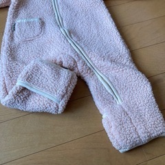 可愛いウサギのジャンプスーツ★暖かカバーオール80センチの画像