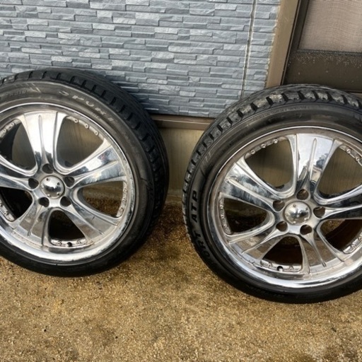 225/45R18 メッキアルミホイール！