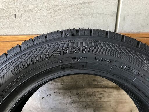 ★【最終処分】スタッドレスタイヤ GY 155/65R14 75Q ICE-NAVI 7 TL 4本セット（タイヤ・組替・バランス調整・ゴムバルブ・用済みタイヤ処理等全て込み価格！）