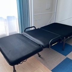 ニトリ 折りたたみベッドHY3 W85 説明書有 使用期間少 ソファベッド