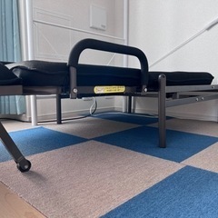 ニトリ 折りたたみベッドHY3 W85 説明書有 使用期間少 ソファベッド