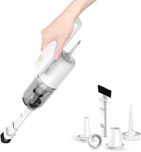 ¥8,495円➠¥3,979円✨全日本市場最安値挑戦中✨‼️【新品】【未使用】【未開封】ハンディクリーナー【一台多役 掃除機 電動エアーポンプ 電動エアダスター】ハンディ掃除機 卓上クリーナー 車用掃除機 コードレス 充電式 10000Pa 軽量設計 400g コンパクト 車用 40分間連続稼働 低騒音 LEDライト付き 携帯便利 日本語説明付 一年保証