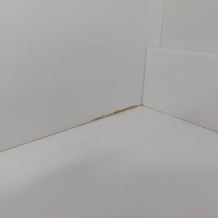 商談中【愛品倶楽部柏店】　ニトリ　リガーレ１００ＫＢ　組合せ２枚スライド扉キッチンボード　上置付　白　食器棚の画像