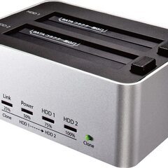 HDDまるごとコピー可能　ほぼ新品　SSD/HDDスタンド 2....