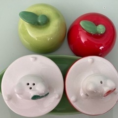 【キティちゃん】塩・コショウ入れ　インテリア置物の画像