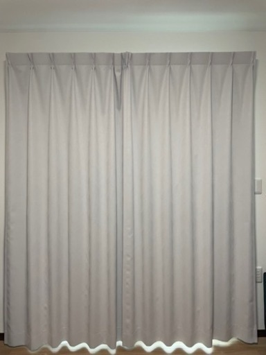 【新品未使用】サンゲツ 遮光2級 ドレープカーテン ホワイト