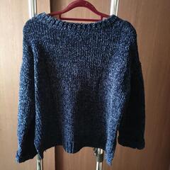 値下げ💴ネイビーレディースセーターの画像