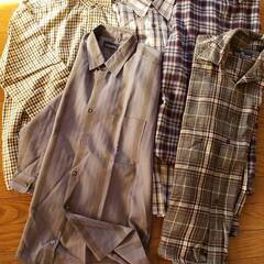 メンズ長袖シャツ　５枚　L, M