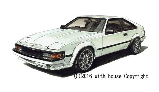 NC-337 トヨタセリカ2000GT-XX 限定版画 直筆サイン有 額装済 作家 平右ヱ門