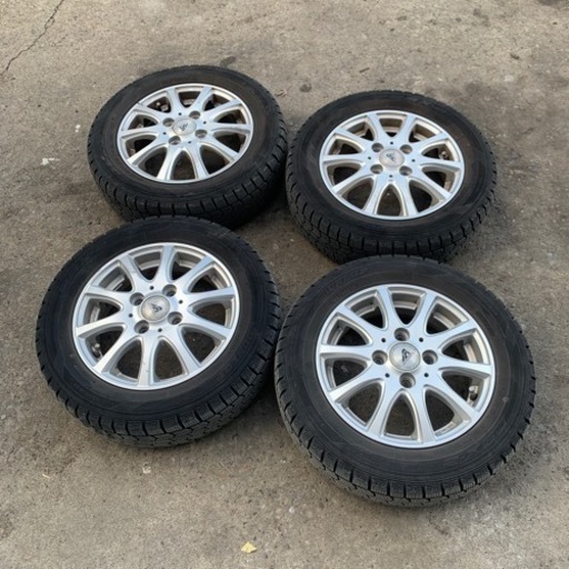 155/65R13 13インチアルミ、スタッドレスタイヤ