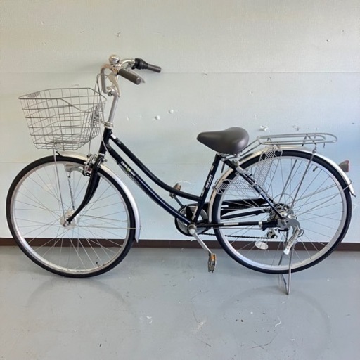 S01 丸石サイクル MARUISHI sublime ファミリーサイクル 27インチ ロック付き 美品