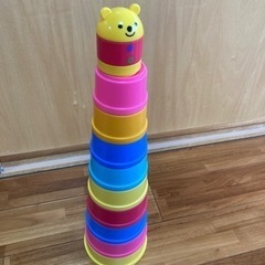 知育玩具　コップがさねの画像