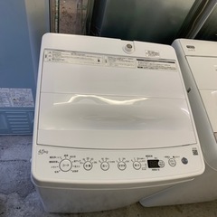 美品　2022年　万代店　ORIGINALBASIC 全自動洗濯機 洗濯4.5kg 香アップコース搭載 高濃度洗浄 BW-45A-W ホワイト