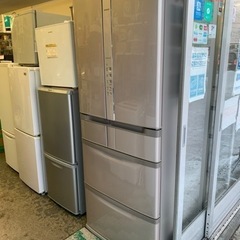 万代店　HITACHI 6ドア冷蔵庫　R-SF57ZM  