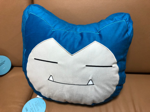 【未使用】カビゴン　ダイカットフェイスクッション　ポケモン②