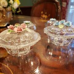 【和歌山市六十谷】ガラスの入れ物4個セット