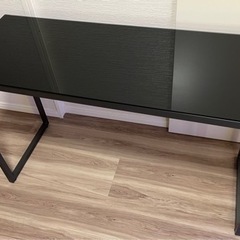 ガラストップデスク　パソコンデスク　勉強机