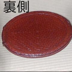 藍胎漆器　お盆　工芸品　古美術品の画像