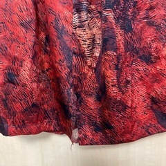 【USED】赤ドレスワンピース  ポケット有り の画像