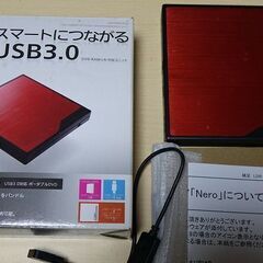 外付けDVDメディア　Logitec　お話中