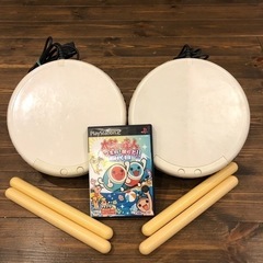 PS2 太鼓の達人　あつまれ！祭りだ！！四代目　タタコン2台セット