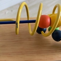 【知育玩具】木のおもちゃ　ビーズバスの画像