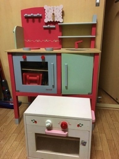 子供キッチン＆オーブンのセット