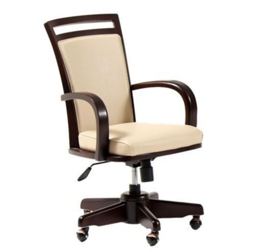 椅子2脚！ダイニングチェア 肘付き 座面回転 昇降機能 ロッキング キャスター付き 木製椅子 PVC 合皮 天然木 ライトブラウン ダークブラウン シンプル Spark LF