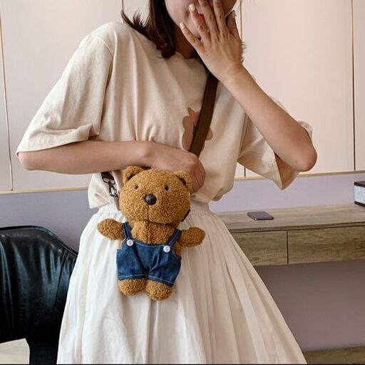 かわいい　ぬいぐるみバッグ(新品)